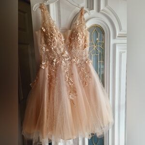 Elegant Floral Embellished Dress